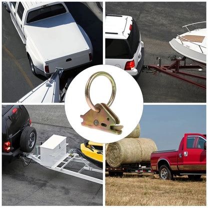 E-track O-Ring Tie-Down Anchors System for Trailers