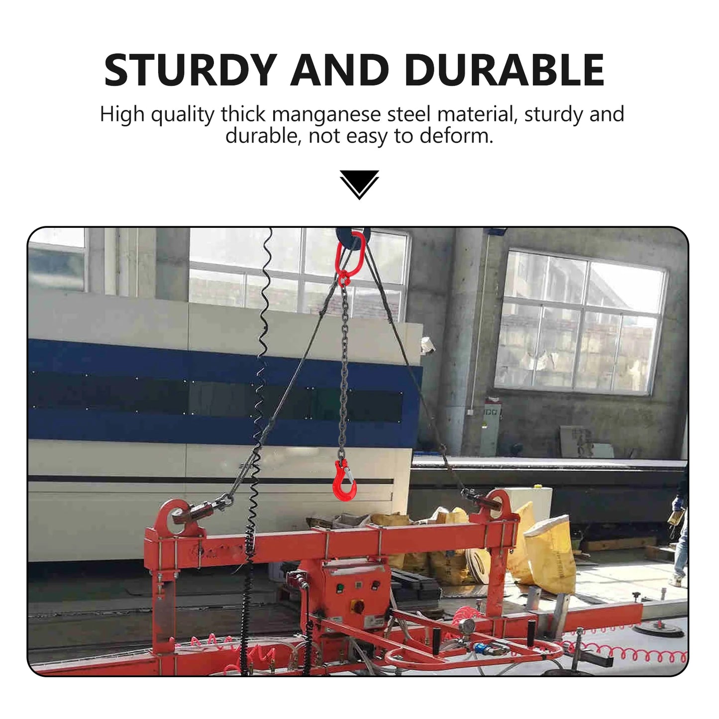 Heavy-Duty Manganese Steel Lifting Sling Hooks for Trucks and Construction Equipment