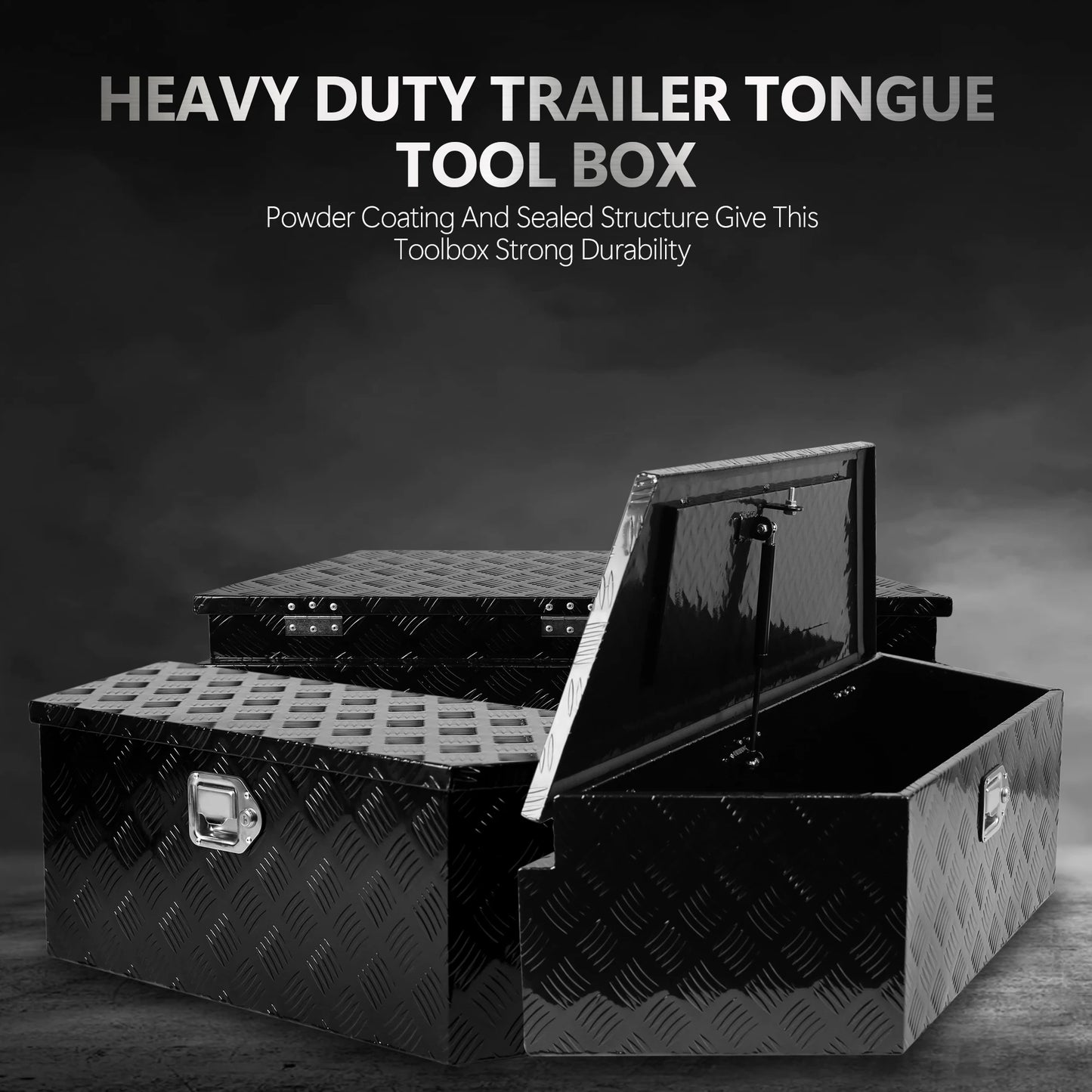 Aluminum Waterproof Under-Storage Tool Box for Pickup Trucks