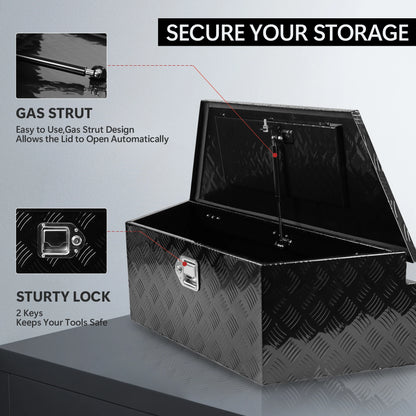 Aluminum Waterproof Under-Storage Tool Box for Pickup Trucks