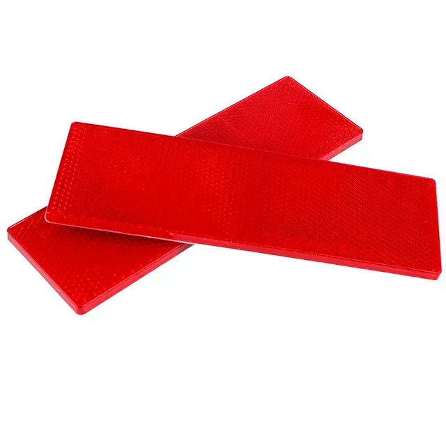 Red & White Warning Reflectors for Trucks