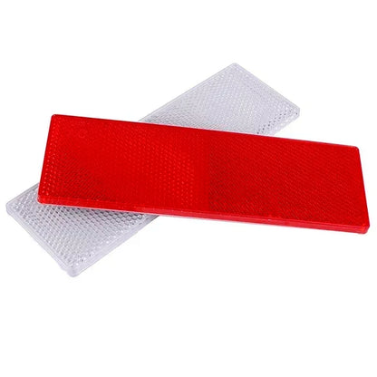 Red & White Warning Reflectors for Trucks