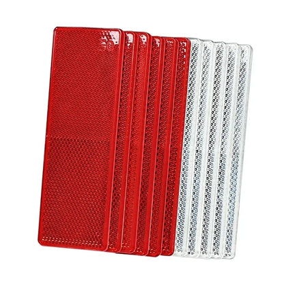 Red & White Warning Reflectors for Trucks