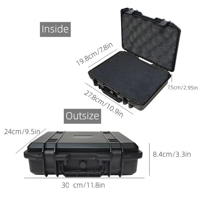 ABS Plastic Waterproof  Tool Box for Mechanics, Trucks and Transportation Tools