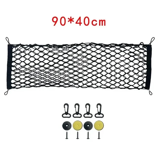 Stretchable Nylon Elastic Mesh Cargo Holder with Dual-Layer Design