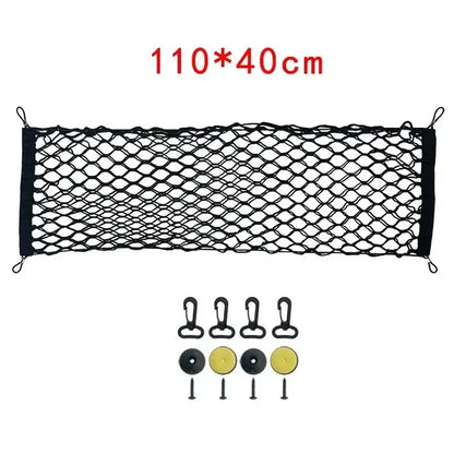 Stretchable Nylon Elastic Mesh Cargo Holder with Dual-Layer Design