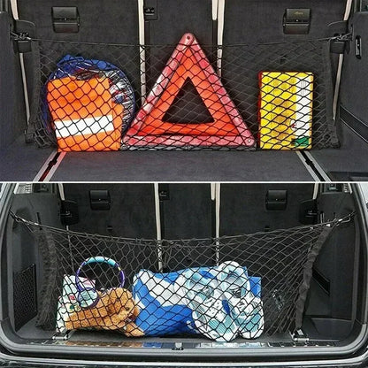 Stretchable Nylon Elastic Mesh Cargo Holder with Dual-Layer Design